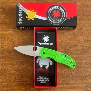 Spyderco Native 5 Salt Green PE - C41PGR5